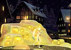 Hatsune miku's full nude snowman project diva mod exposes big tits and ass!