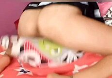 Amateur Latina Dances and Touches Her Pink Vagina