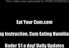 Lick the Cum Off Your Hand Now