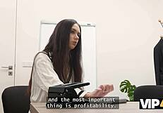 vip4k my first office glory hole fuck