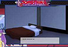 Blonde Bodybuilder Plays Unlimited Game with Redhead