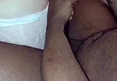 bbw slut sucking huge cock and getting cum in mouth!