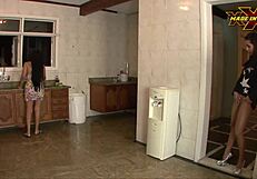 Brunette Latina Boss Falls Mouth On Employee's Pussy