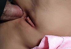 Fuck Her Ass And Spray Cum All Over It