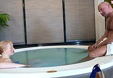 Wow, your dick is huge. Fuck my mouth now