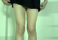 Masturbating Outdoors And Wearing Cum-Soaked Panties