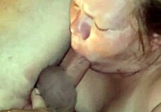 Throat fuck while she moans!