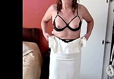 My beautiful wife sharing photos and enjoying the moment