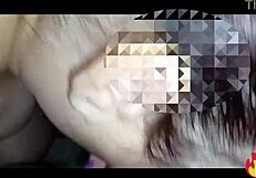 Wife Sucks Cock Until Cum on Big Tits