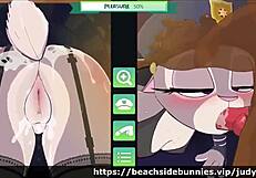 Judy Hopps compilation of deepthroat and group fucking