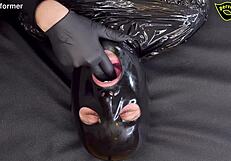 Everything pressed down the throat with a pump part 4