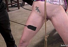 i, the pale slave, takes huge dik in bondage