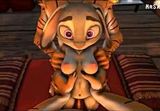 Judy Hopps compilation of deepthroat and group fucking