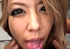 Small Tits Japanese Tanned Beauty Gets Deep Creampie Fuck in Uncensored Jav Porn