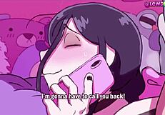 Pillow princess enjoys asian japanese sex