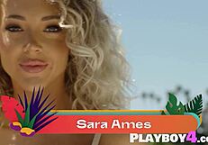 Stunning big ass milf model sara ames posed before hot babe carmella rose exposed her amazing body