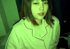 Amateur Japanese Girl In Pajamas Wants Sex Before Bed