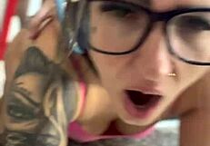 Fucking My Stepdaughter's Pussy During Online Video Stream