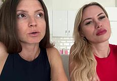 In this casting interview, a blonde discusses her views on risk and freedom