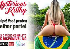 Hey, that naughty blonde babe gets dragged by a huge black dildo and begs for more on red