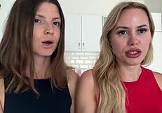 In this casting interview, a blonde discusses her views on risk and freedom