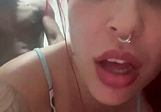 She's On The Phone At The Pizzeria While Taking Cock In Her Pussy Simultaneously!