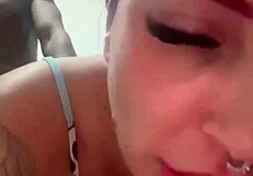 She's On The Phone At The Pizzeria While Taking Cock In Her Pussy Simultaneously!