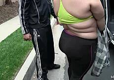 Fat Chubby Mexican Girl With Biggest Ass And Tits Pick Up And Seduce To Interracial Fuck!