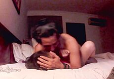 asian girl gives hot sex during staycation, cumming inside 😍