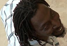 White woman passionately enjoys anal fucking with big black cock