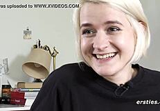 luisa experiences drenching squirting orgasm close up