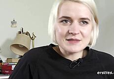 luisa experiences drenching squirting orgasm close up