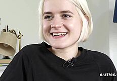 luisa experiences drenching squirting orgasm close up