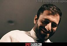 Horny assistant seduces boss for promotion?