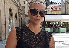 Tourist Recognizes Pornstar Dominno In The Street And Fucks Her In His Hotel