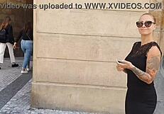 Tourist Recognizes Pornstar Dominno In The Street And Fucks Her In His Hotel