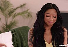 Asian teen wants to give her virginity to her bffs stepdad