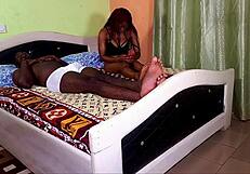 Brunette teen FUCKS big cock in surprise