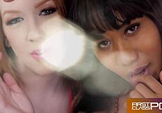 i watch redhead an ebony sluts sharin cock wit me