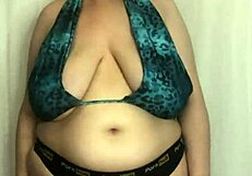 'trying these bikini bras, what do you think?'