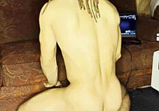 ivory white pounds her hole solo.