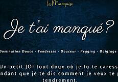 i missed you in french joi pegging