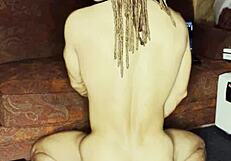 ivory white pounds her hole solo.