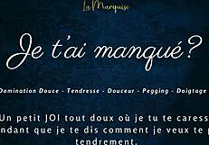 i missed you in french joi pegging