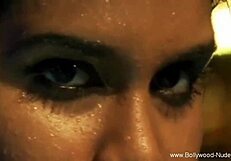 The beautiful girl from India dances and shows her body