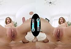 Allie Addison GRIPS tight pussy on HARD dick