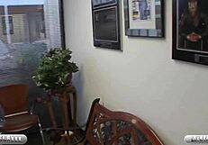 lexington steele fills misti love's mouth, her bubble butt bounces