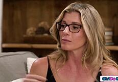 spanking asian stepdaughters led to wild lesbian sex!