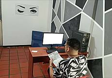 he didn't expect company but his stepsister had wilder plans than innocent talk in spanish porn