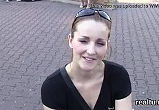 i teased this flawless czech teen in the hypermarket and fucked her pov